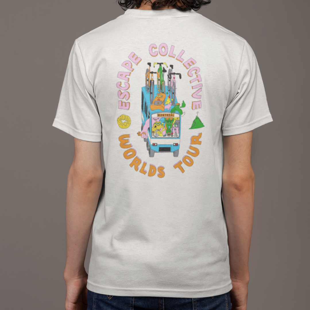 Mens limited edition Escape Worlds Tour tee