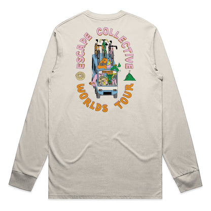 Mens limited edition Escape Worlds Tour longsleeve tee