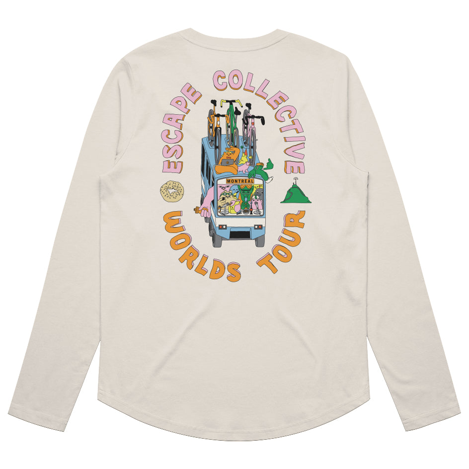 Womens limited edition Escape Worlds Tour long sleeve tee DIRECT SHIPPING 