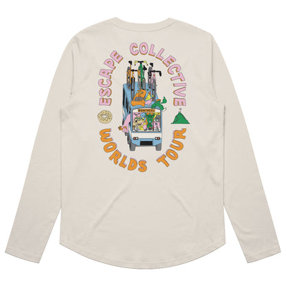 Womens limited edition Escape Worlds Tour long sleeve tee DIRECT SHIPPING 