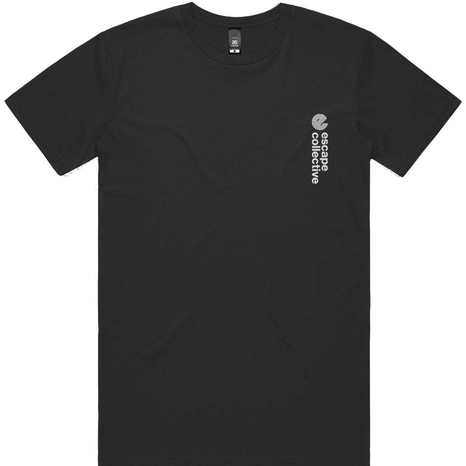 Mens vertical logo tee