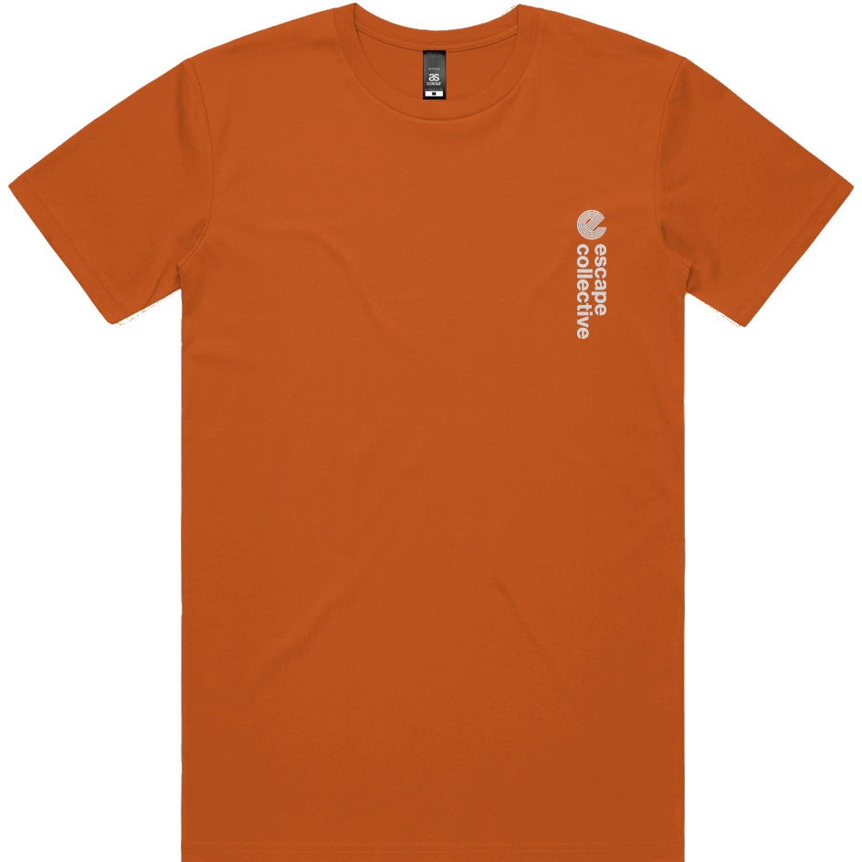 Mens vertical logo tee