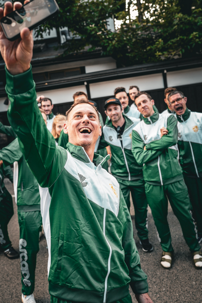 The Official Escape Collective State Athletics Program for International Cycling Friendship Tracksuit (Collect in Montreal)