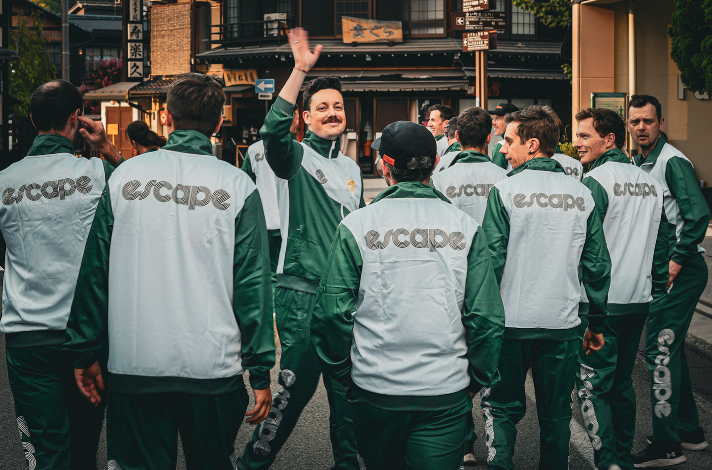 The Official Escape Collective State Athletics Program for International Cycling Friendship Tracksuit (Collect in Montreal)