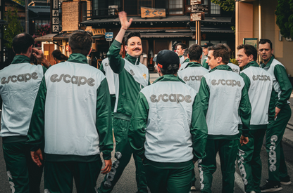 The Official Escape Collective State Athletics Program for International Cycling Friendship Tracksuit (Collect in Montreal)