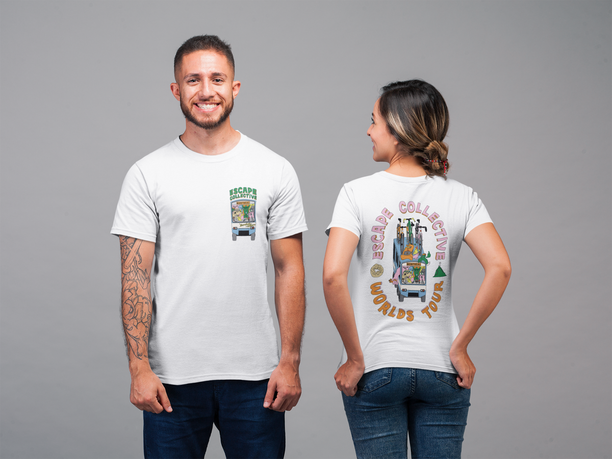 Mens limited edition Escape Worlds Tour tee