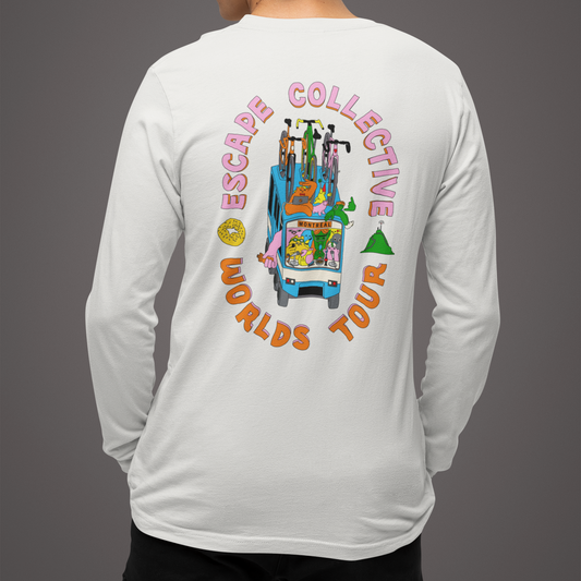 Mens limited edition Escape Worlds Tour long-sleeve tee